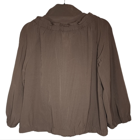 Chico's Zenergy brown tan zip jacket - Picture 10 of 16